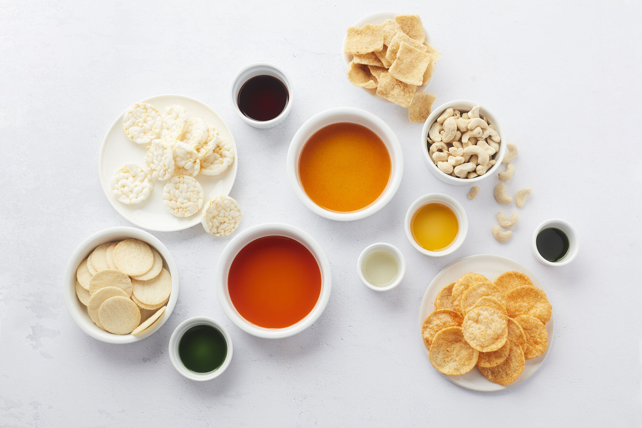 Flavoured oil for snacks