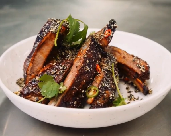 Sticky Balinese Pork Ribs by Corporate Executive Chef Jonny Tomlin