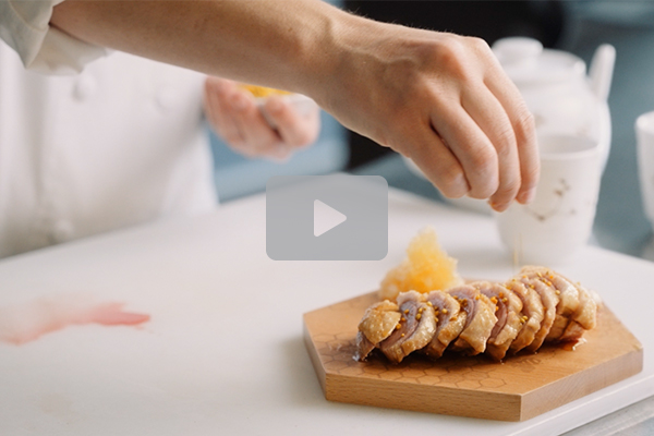 Chef Jaime Mestan creates a Tea-Smoked Duck with Honey-Lemongrass Sauce