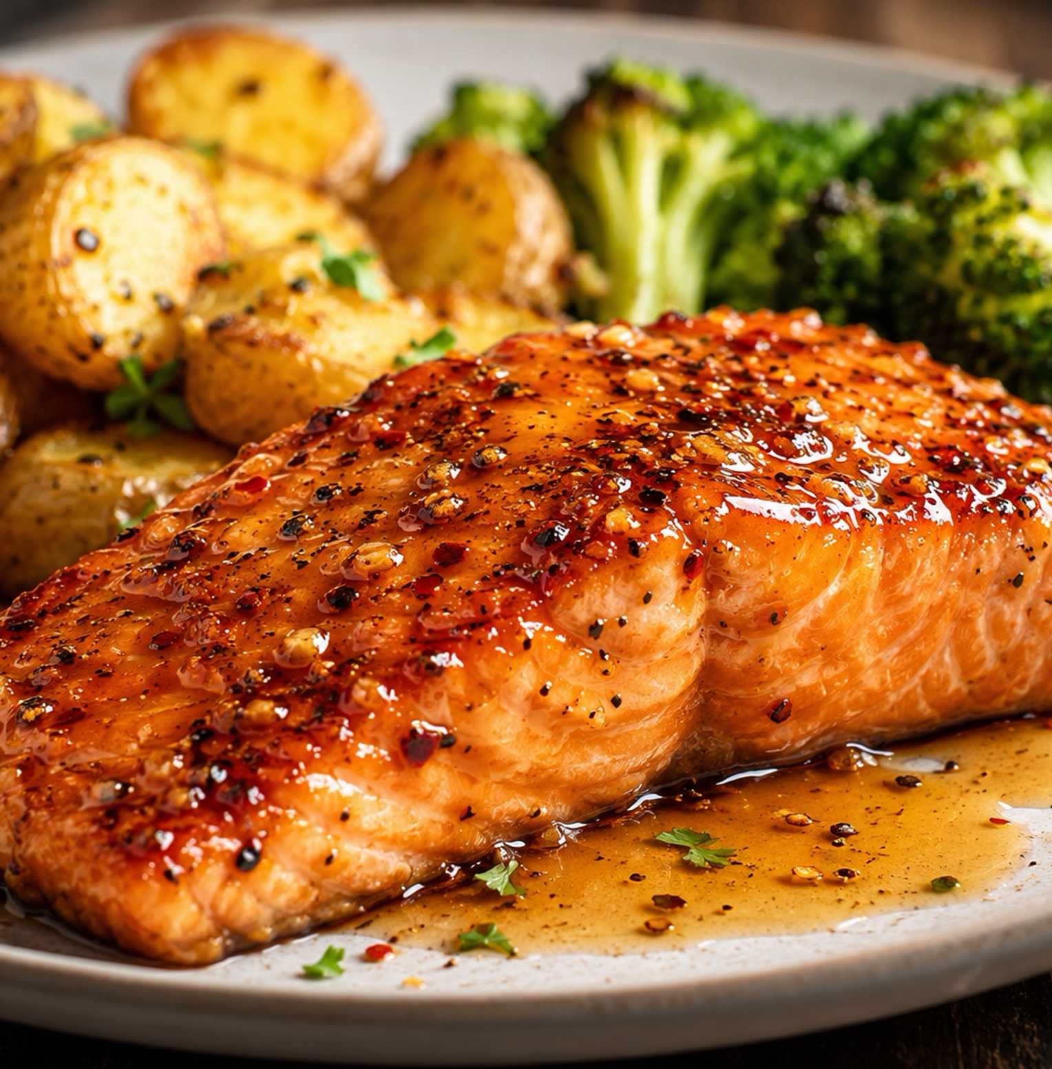 Seafood Program - Hot Honey Salmon