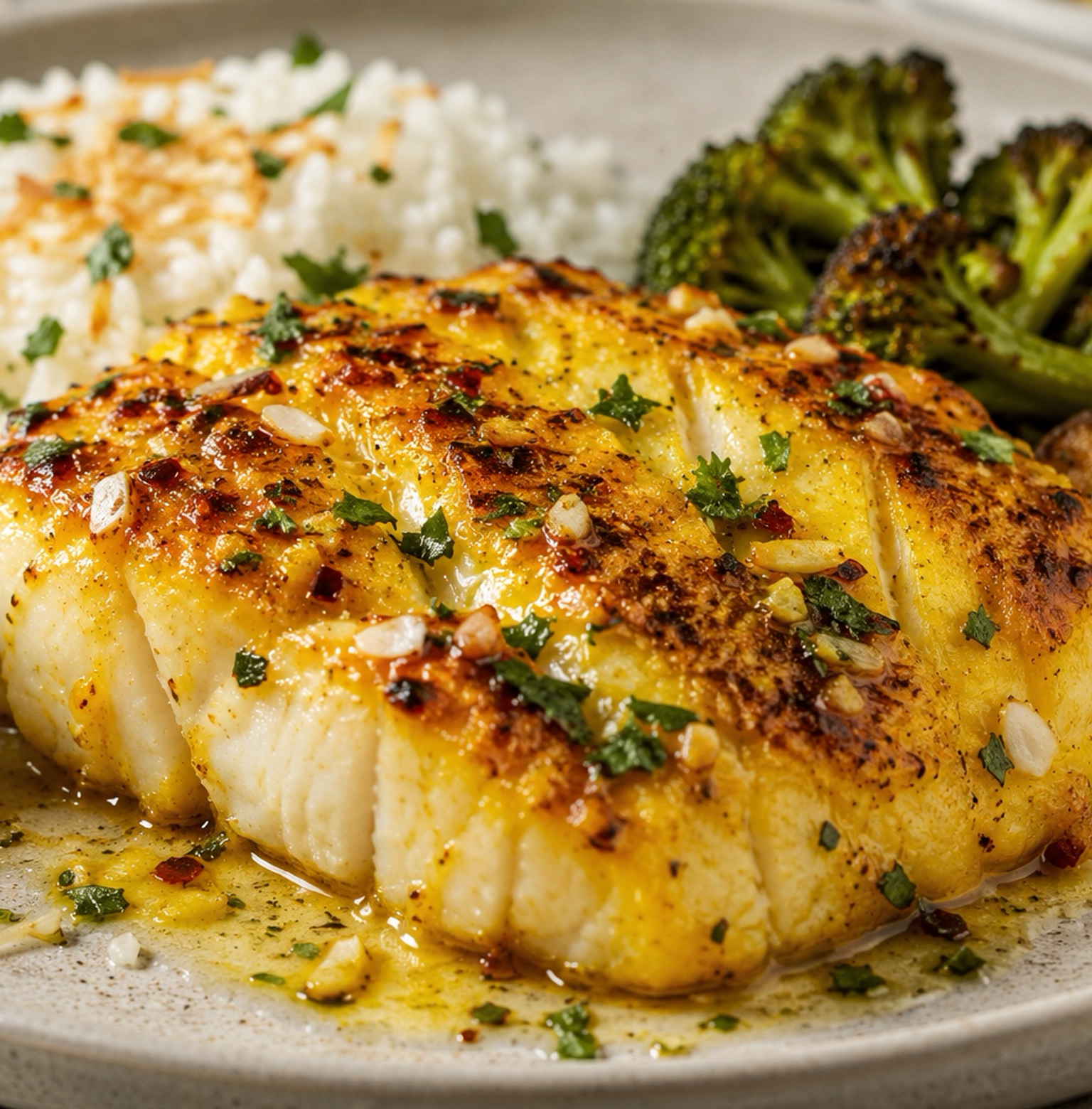 Seafood Program - Yellow Coconut Curry Whitefish