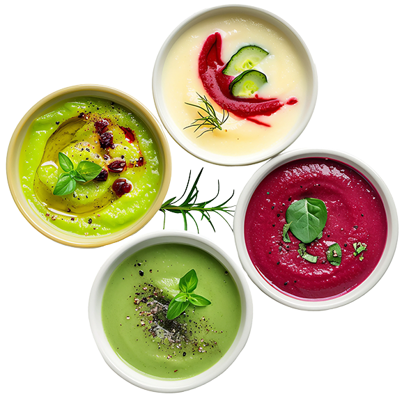 Plant Forward Rainbow Sauces